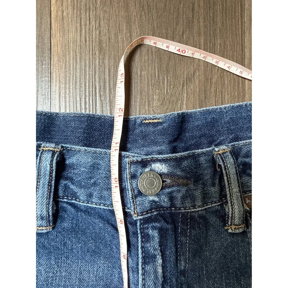 Polo Ralph Lauren Women's The Crosby Relaxed Blue Denim Shorts Women's Sz‎ 28